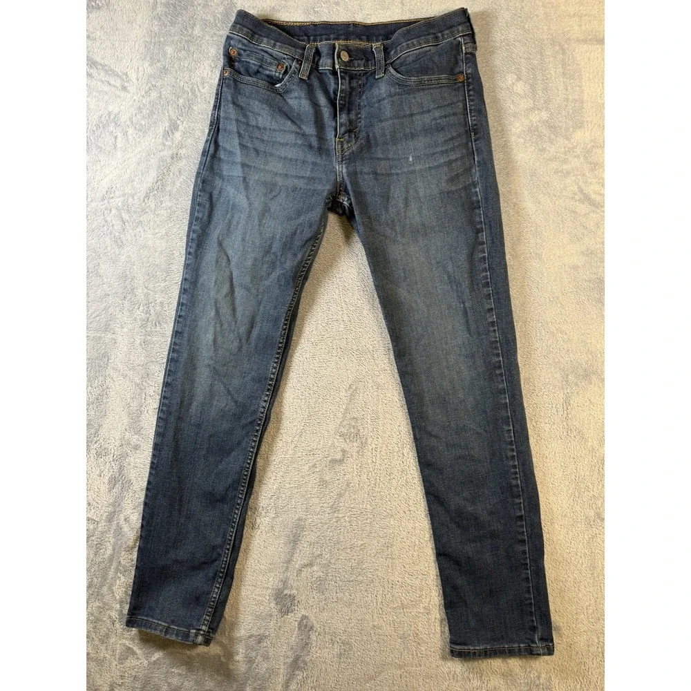 Levis 511 Slim Fit Jeans Mens 31x32 Dark Wash Blue Stretch Denim 31x30 #3141